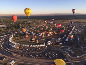 ABQ Balloon Field from the air